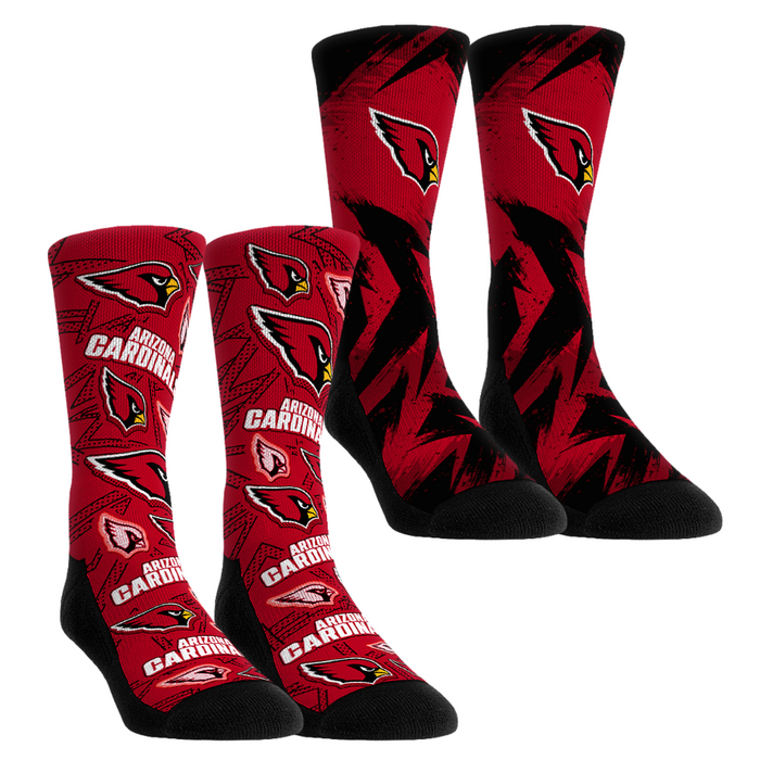 Arizona Cardinals - Game Day 2-Pack by Rock 'Em Socks