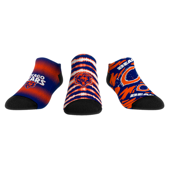 Chicago Bears - Low Cut - Make Some Noise (3-Pack) by Rock 'Em Socks