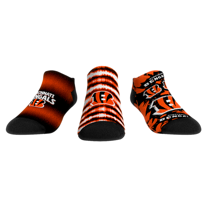 Cincinnati Bengals - Low Cut - Make Some Noise (3-Pack) by Rock 'Em Socks