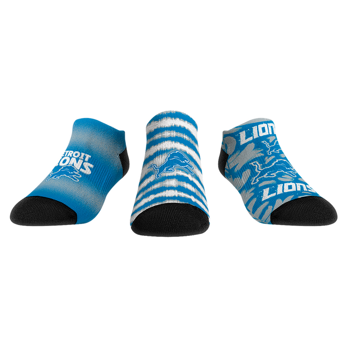 Detroit Lions - Low Cut - Make Some Noise (3-Pack) by Rock 'Em Socks