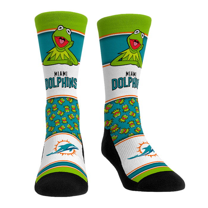 Miami Dolphins - The Muppets - Kermit Showcase by Rock 'Em Socks