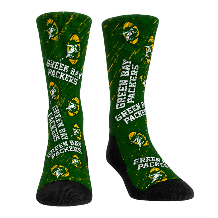 Green Bay Packers - Throwback All-Over by Rock 'Em Socks