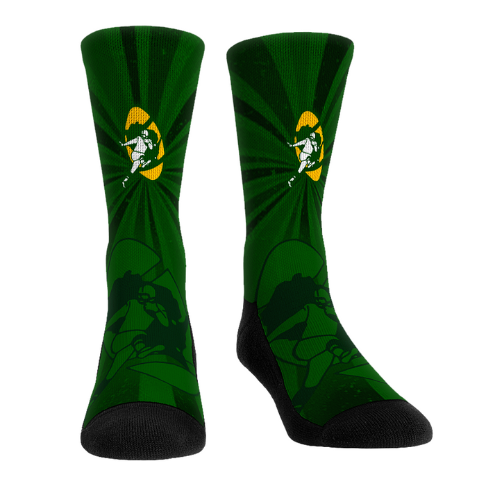 Green Bay Packers - Throwback Swirl by Rock 'Em Socks