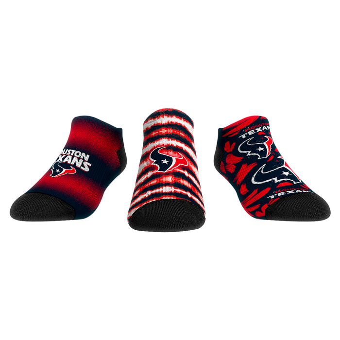 Houston Texans - Low Cut - Make Some Noise (3-Pack) by Rock 'Em Socks