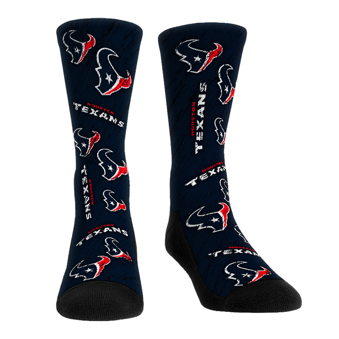 Houston Texans - Throwback All-Over by Rock 'Em Socks