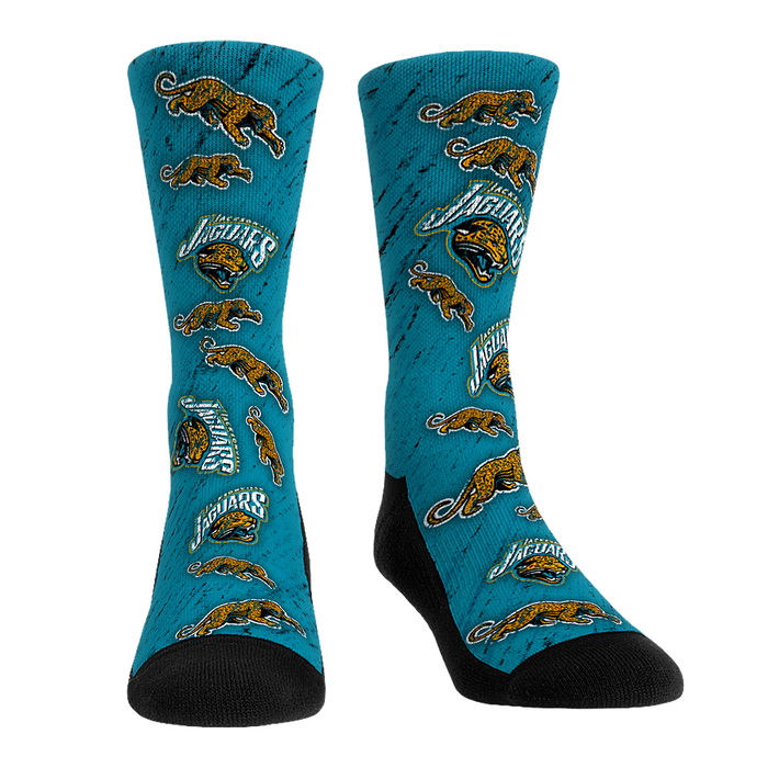 Jacksonville Jaguars - Throwback All-Over by Rock 'Em Socks