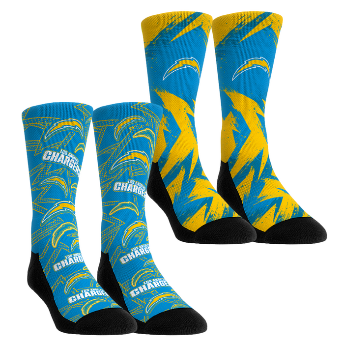 Los Angeles Chargers - Game Day 2-Pack by Rock 'Em Socks