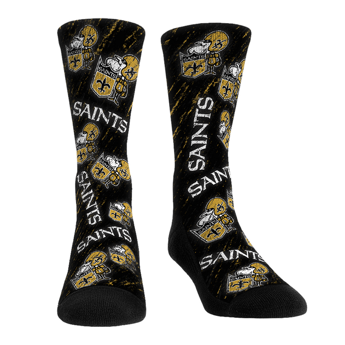 New Orleans Saints - Throwback All-Over by Rock 'Em Socks