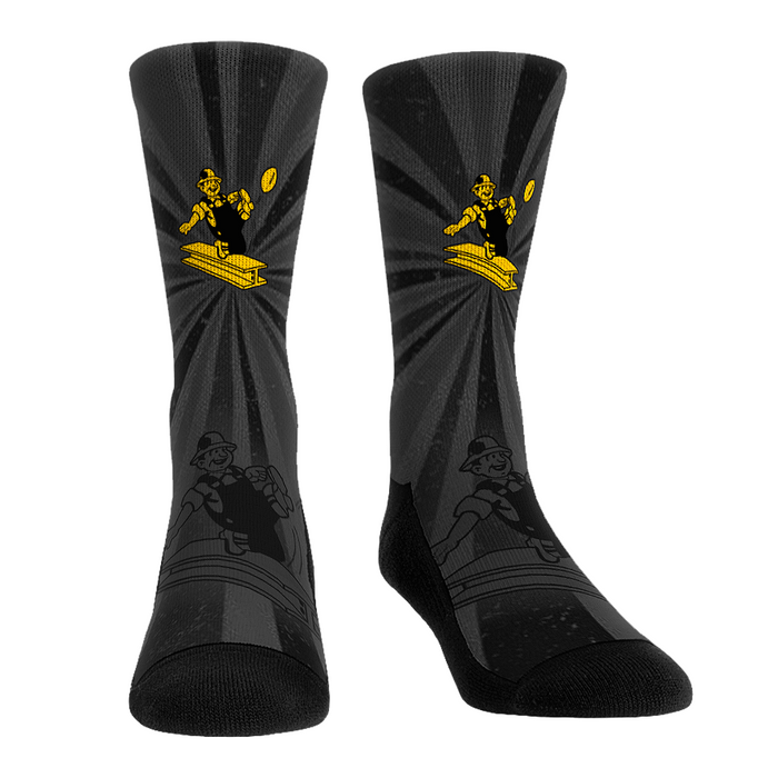 Pittsburgh Steelers - Throwback Swirl by Rock 'Em Socks