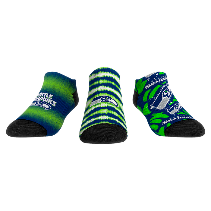 Seattle Seahawks - Low Cut - Make Some Noise (3-Pack) by Rock 'Em Socks