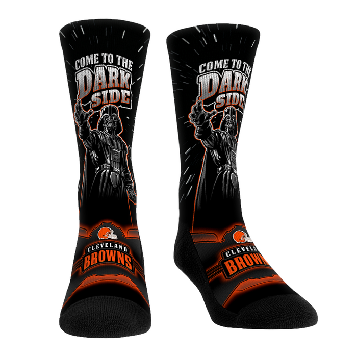Cleveland Browns - Star Wars - Dark Side by Rock 'Em Socks