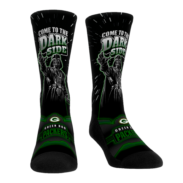 Green Bay Packers - Star Wars - Dark Side by Rock 'Em Socks