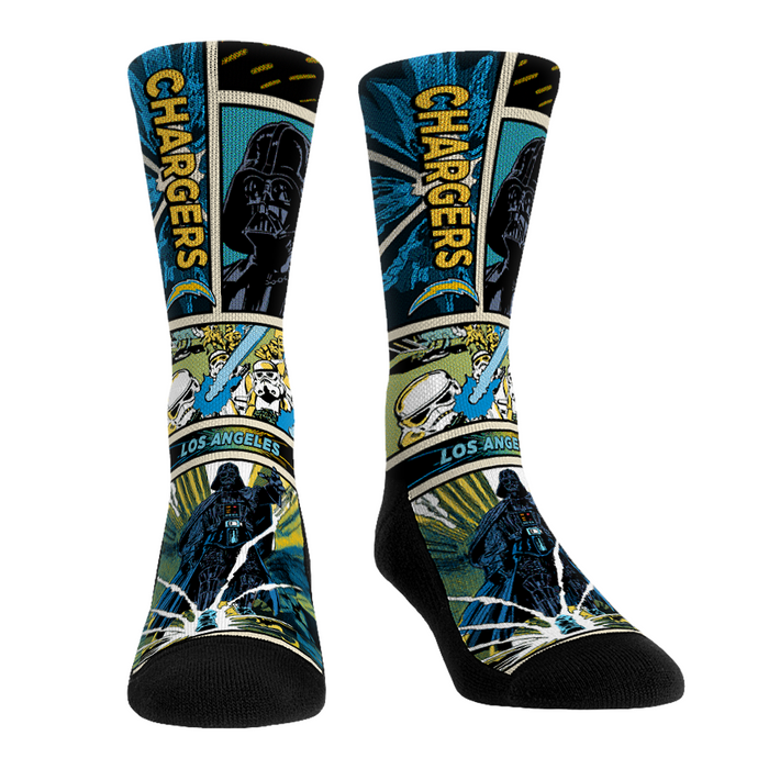 Los Angeles Chargers - Star Wars - Empire Comic Strip by Rock 'Em Socks