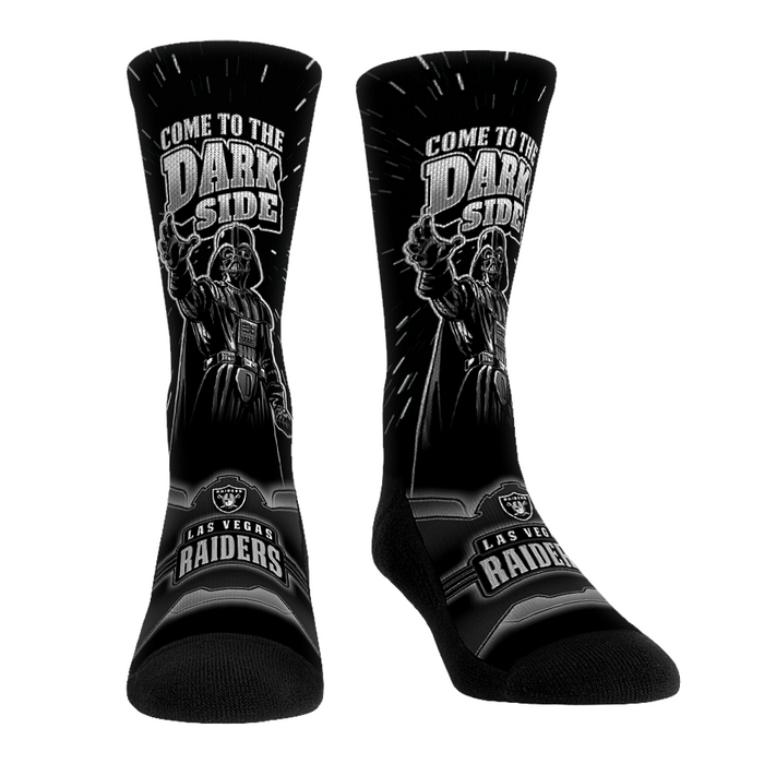 Las Vegas Raiders - Star Wars - Dark Side by Rock 'Em Socks