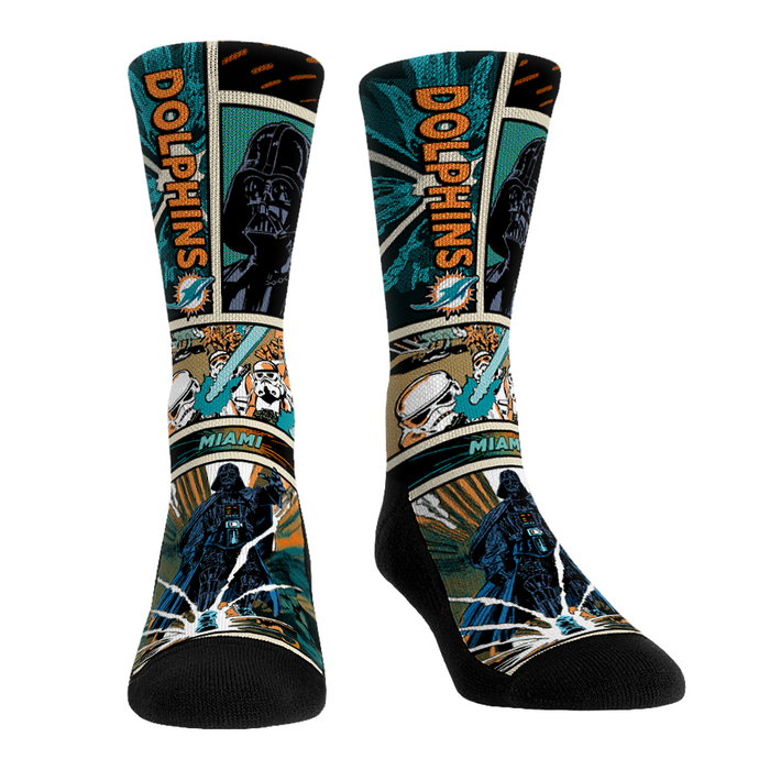 Miami Dolphins - Star Wars - Empire Comic Strip by Rock 'Em Socks
