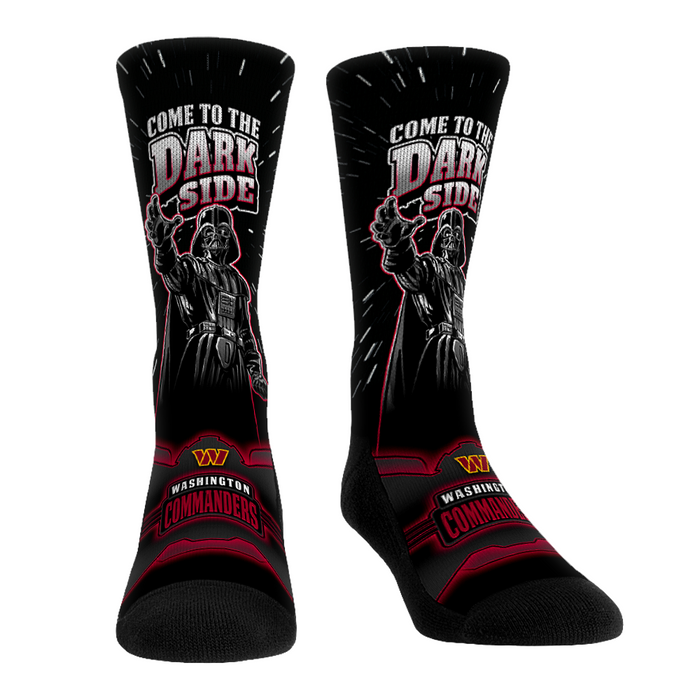 Washington Commanders - Star Wars - Dark Side by Rock 'Em Socks