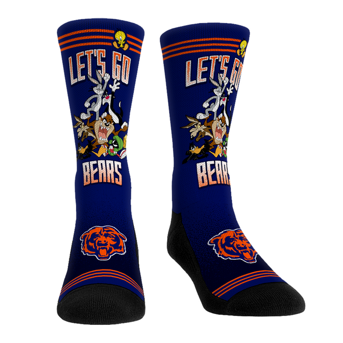 Chicago Bears - Looney Tunes - Team Pile Up by Rock 'Em Socks