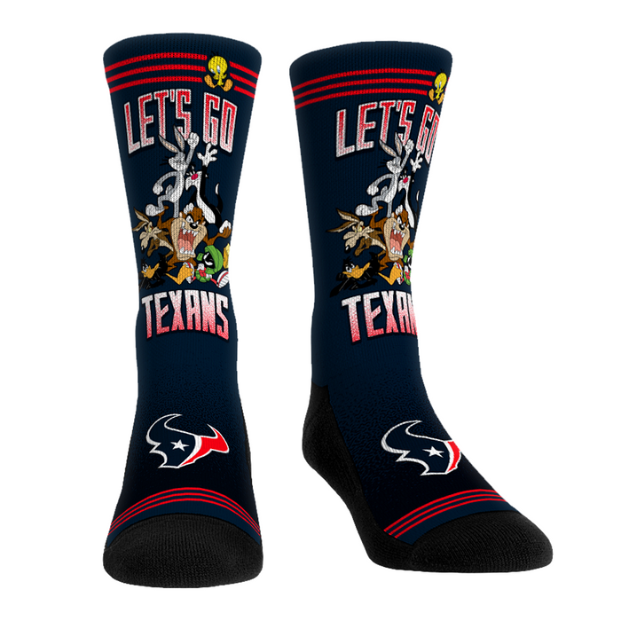 Houston Texans - Looney Tunes - Team Pile Up by Rock 'Em Socks