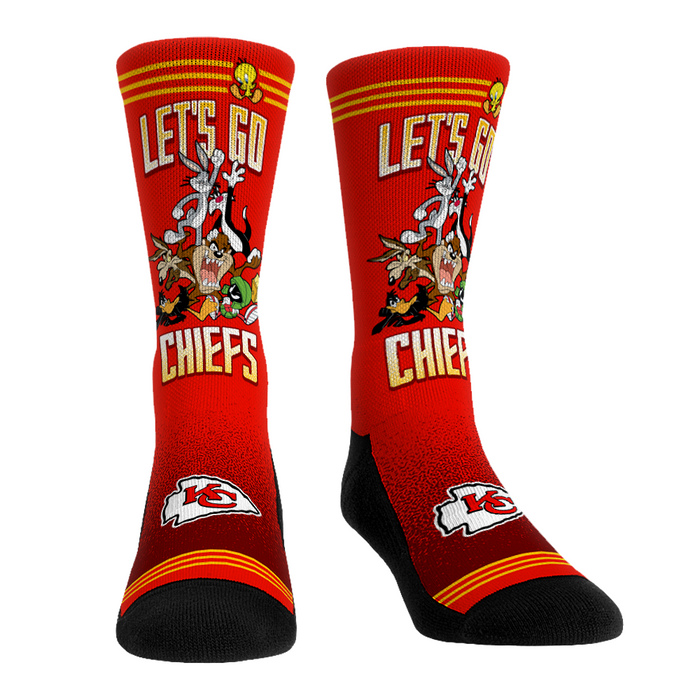 Kansas City Chiefs - Looney Tunes - Team Pile Up by Rock 'Em Socks