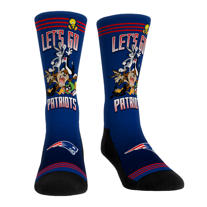 New England Patriots - Looney Tunes - Team Pile Up by Rock 'Em Socks