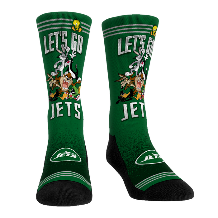 New York Jets - Looney Tunes - Team Pile Up by Rock 'Em Socks