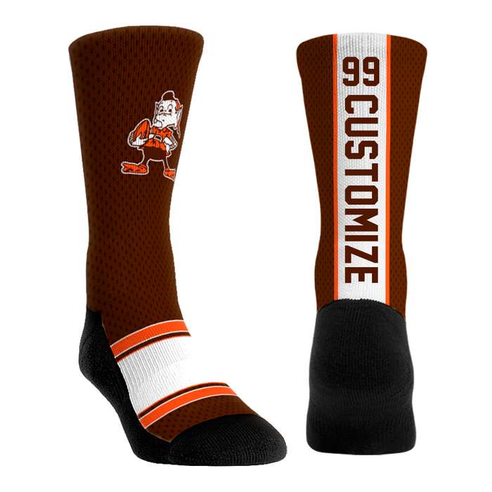 Cleveland Browns - Throwback Custom Jersey by Rock 'Em Socks