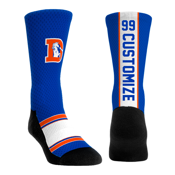Denver Broncos - Throwback Custom Jersey by Rock 'Em Socks