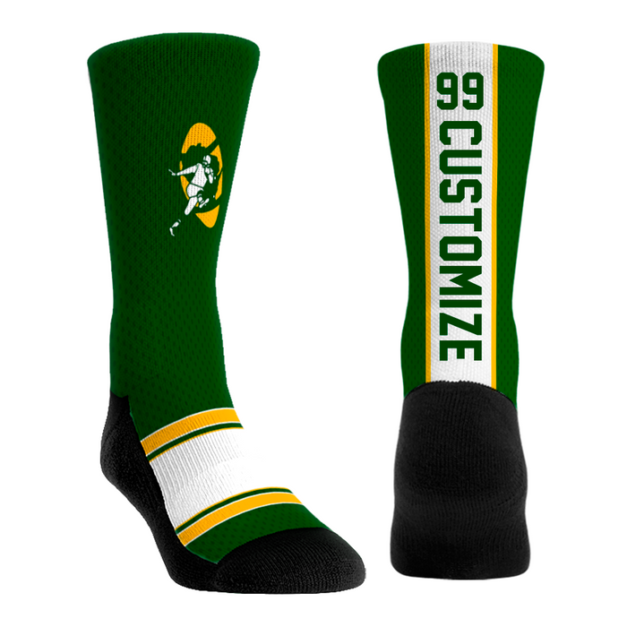 Green Bay Packers - Throwback Custom Jersey by Rock 'Em Socks