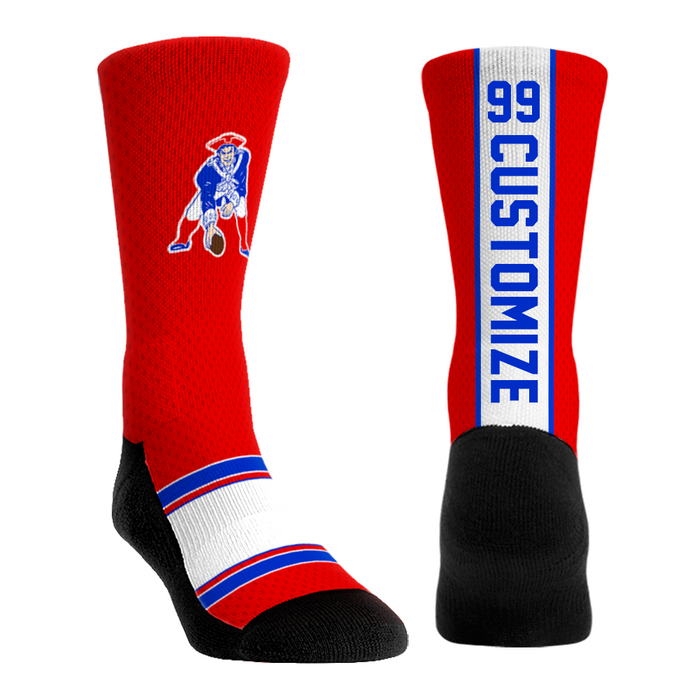 New England Patriots - Throwback Custom Jersey by Rock 'Em Socks
