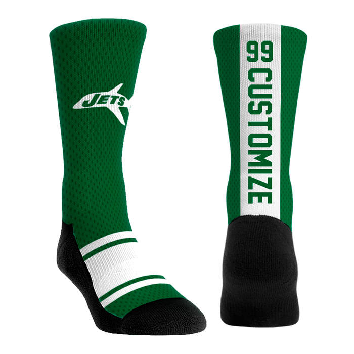 New York Jets - Throwback Custom Jersey by Rock 'Em Socks