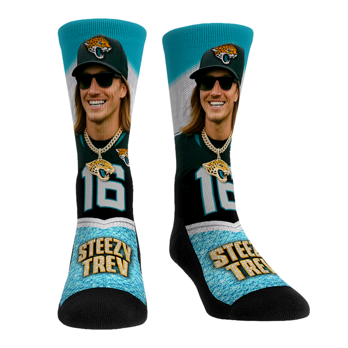 Trevor Lawrence - Jacksonville Jaguars - Steezy Trev by Rock 'Em Socks