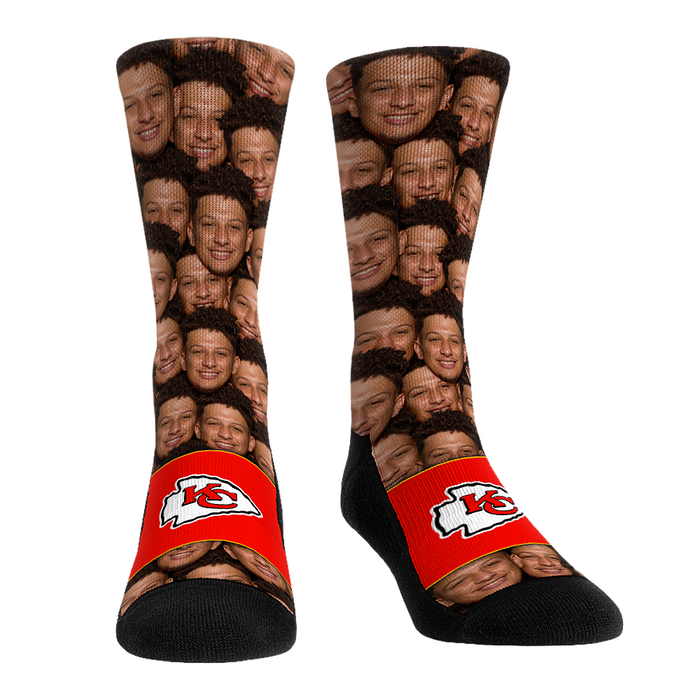 Patrick Mahomes - Kansas City Chiefs - Face Repeat by Rock 'Em Socks