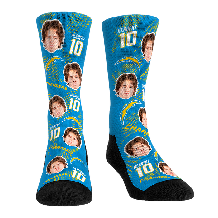Justin Herbert - Los Angeles Chargers - Football Guy by Rock 'Em Socks