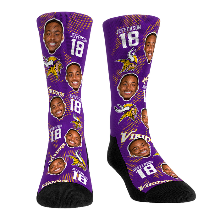 Justin Jefferson - Minnesota Vikings - Football Guy by Rock 'Em Socks