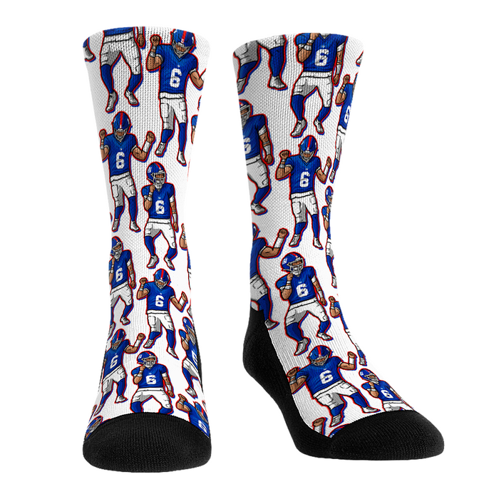 Jaxson Dart - New York Giants - Celebration by Rock 'Em Socks