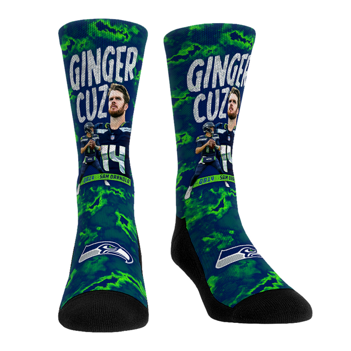 Sam Darnold - Seattle Seahawks - Ginger Cuz by Rock 'Em Socks