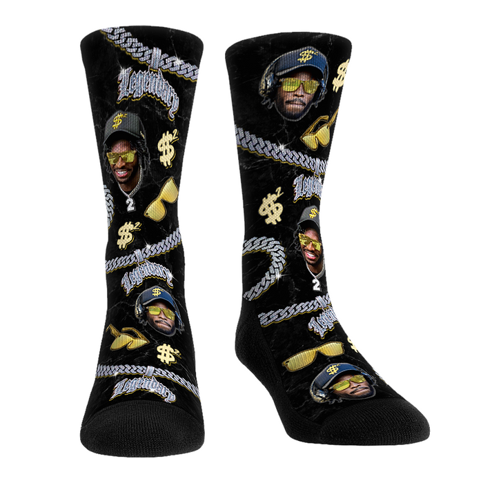 Shedeur Sanders - Icy Chains All-Over by Rock 'Em Socks