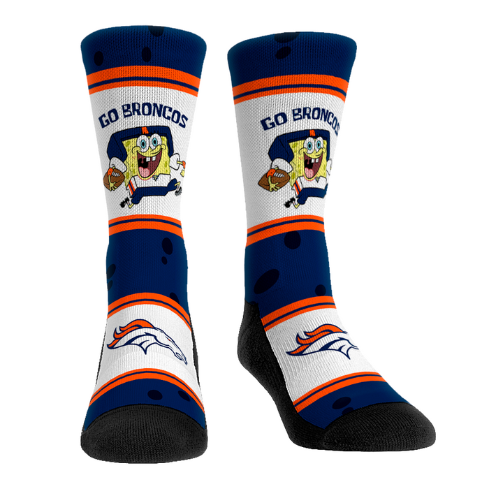 Denver Broncos - SpongeBob SquarePants - Team Up by Rock 'Em Socks