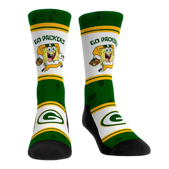 Green Bay Packers - SpongeBob SquarePants - Team Up by Rock 'Em Socks