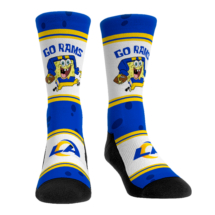 Los Angeles Rams - SpongeBob SquarePants - Team Up by Rock 'Em Socks