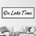 On Lake Time Sign III by Tailored Canvases