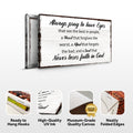 Always Pray To Have Eyes Sign II by Tailored Canvases