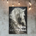 God Is Within Her She Will Not Fall Psalm 46:5 Faith Sign VI by Tailored Canvases