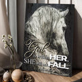 God Is Within Her She Will Not Fall Psalm 46:5 Faith Sign VI by Tailored Canvases