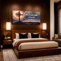 2 Corinthians 5:7 - For We Walk By Faith Not By Sight Faith Sign by Tailored Canvases