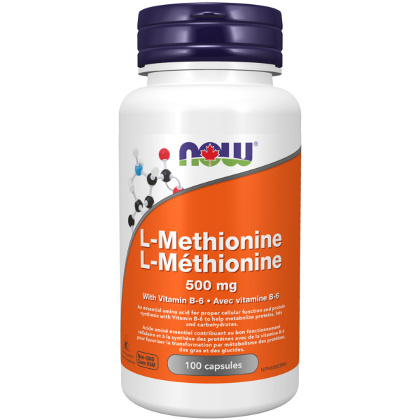 NOW Foods L-Methionine Powder, USP Grade, 500 Grams (1.1 lbs) by Pasteur Pharmacy