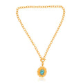 Meet Me in Mykonos Toggle Necklace - Turquoise by Christina Greene