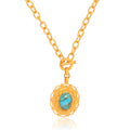 Meet Me in Mykonos Toggle Necklace - Turquoise by Christina Greene