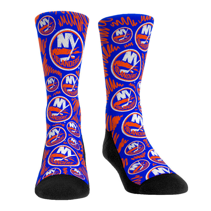 New York Islanders - Logo Sketch by Rock 'Em Socks