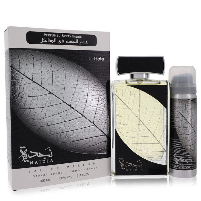 Najdia by Lattafa Eau De Parfum Spray Plus 1.7 oz Deodorant 3.4 oz for Women by Avera Group